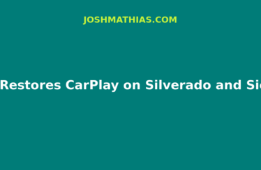GM Restores CarPlay on Silverado and Sierra Trucks