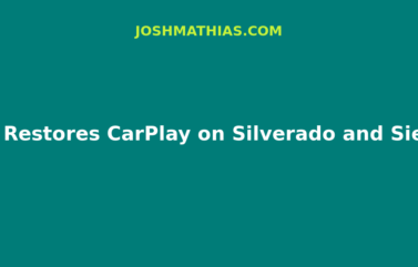 GM Restores CarPlay on Silverado and Sierra Trucks