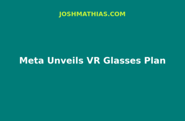 Meta Unveils Thirteen Hundred Dollar VR Glasses Plan