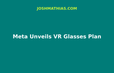 Meta Unveils Thirteen Hundred Dollar VR Glasses Plan