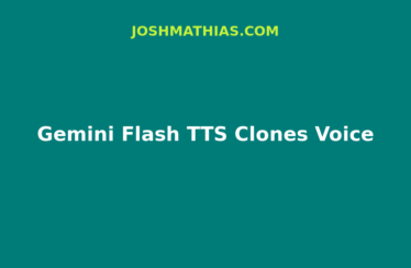 Gemini Flash TTS Clones Voice From Thirty Seconds