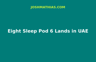Eight Sleep Pod Six Lands in UAE With Sensor Suite
