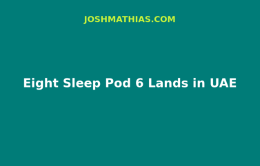Eight Sleep Pod Six Lands in UAE With Sensor Suite